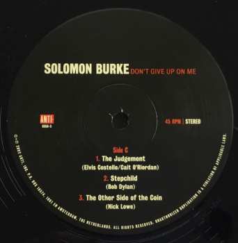 2LP Solomon Burke: Don't Give Up On Me