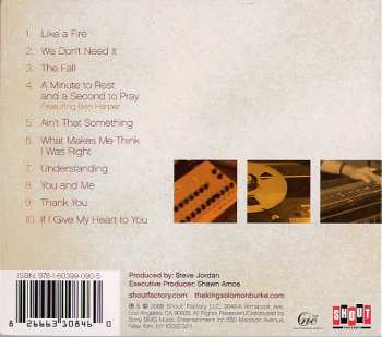 CD Solomon Burke: Like A Fire