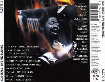 CD Son Seals: Live And Burning