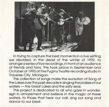 CD Song Of The Lakes: Live Bait