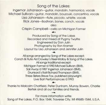 CD Song Of The Lakes: Live Bait