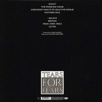 LP Tears For Fears: Songs From The Big Chair 