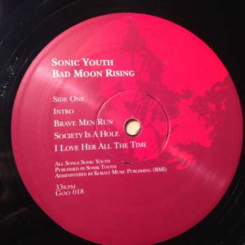 LP Sonic Youth: Bad Moon Rising