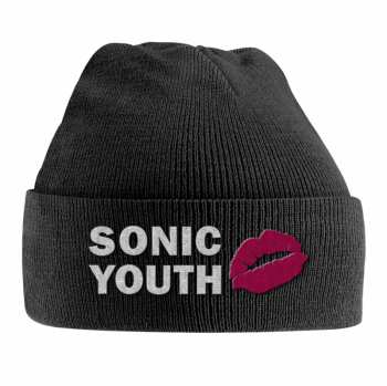 Merch Sonic Youth: Sapka Goo Logo Sonic Youth Vyšívaná