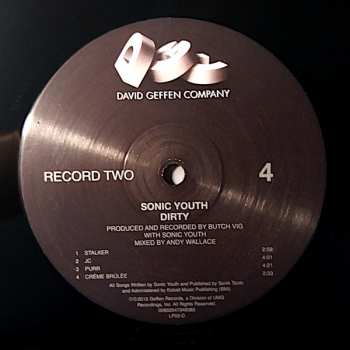 2LP Sonic Youth: Dirty