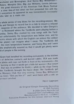 LP The Yardbirds: Sonny Boy Williamson & The Yardbirds