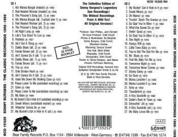 2CD Sonny Burgess: The Classic Recordings 1956 - 1959