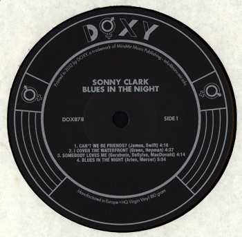 LP Sonny Clark: Blues In The Night