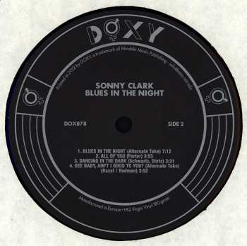 LP Sonny Clark: Blues In The Night