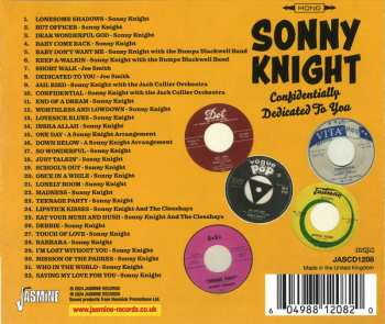 CD Sonny Knight: Confidentially Dedicated To You: Los Angeles R&B Classics (1953-1961)