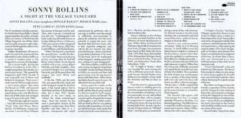 2CD Sonny Rollins: A Night At The Village Vanguard