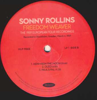 4LP/Dobozkészlet Sonny Rollins: Freedom Weaver (The 1959 European Tour Recordings) LTD | NUM