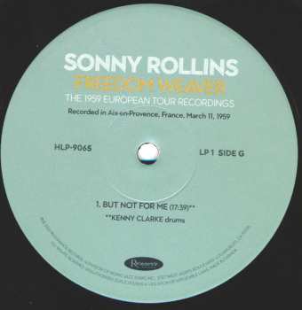 4LP/Dobozkészlet Sonny Rollins: Freedom Weaver (The 1959 European Tour Recordings) LTD | NUM