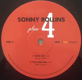 LP Sonny Rollins: Sonny Rollins Plus 4 LTD