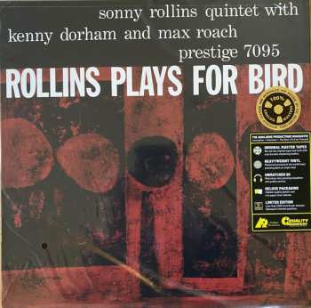 LP Max Roach: Rollins Plays For Bird
