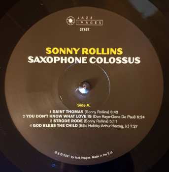 LP Sonny Rollins: Saxophone Colossus DLX | LTD