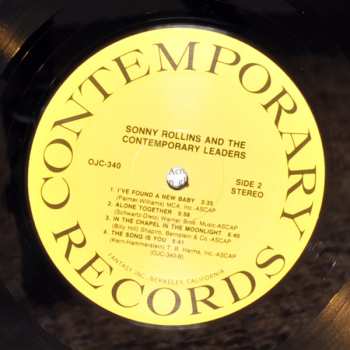 LP Sonny Rollins: Sonny Rollins And The Contemporary Leaders