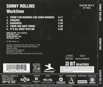 CD Sonny Rollins: Worktime LTD | DIGI