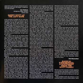 2LP Sonny Stitt: Boppin' In Baltimore: Live At The Left Bank LTD | NUM