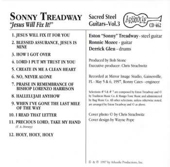 CD Sonny Treadway: Jesus Will Fix It! (Sacred Steel Guitar Instrumentals)