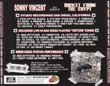 CD Sonny Vincent: Complete Studio Recordings And Exclusive Live Performances