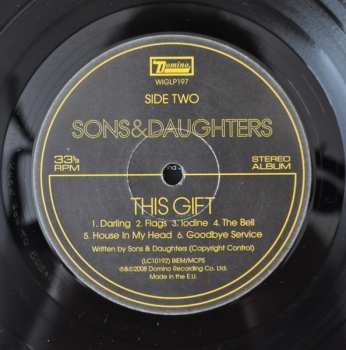 LP Sons And Daughters: This Gift