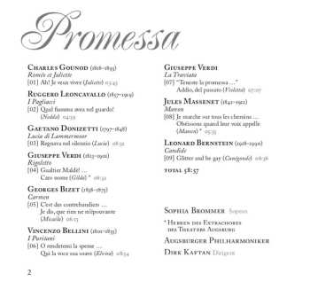 CD Dirk Kaftan: Promessa: Arias From Italian & French Operas