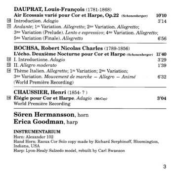 CD Sören Hermansson: Horn And Harp Soirée (19th-Century French And Italian Duos)