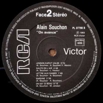 LP Alain Souchon: On Avance