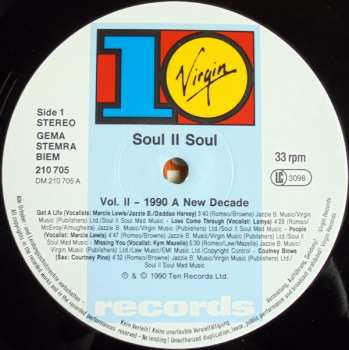 LP Soul II Soul: Vol. II - 1990 A New Decade