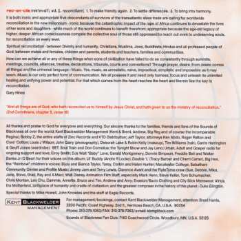 CD Sounds Of Blackness: Reconciliation