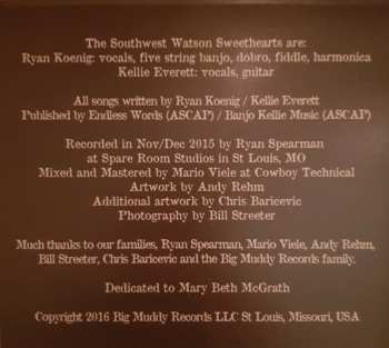 CD Southwest Watson Sweethearts: Endless Horizon