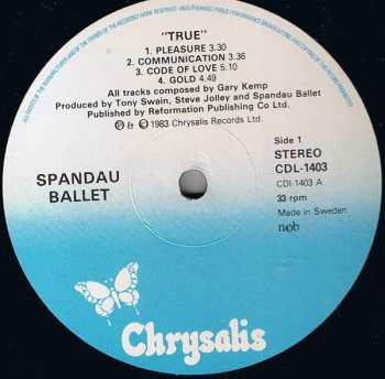 LP Spandau Ballet: True