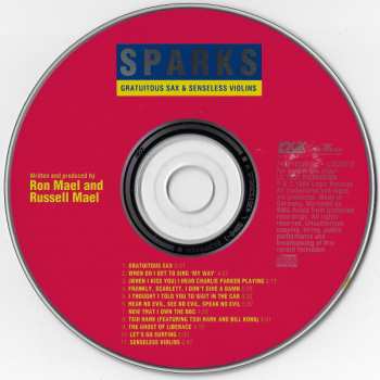 CD Sparks: Gratuitous Sax & Senseless Violins