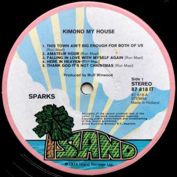 LP Sparks: Kimono My House