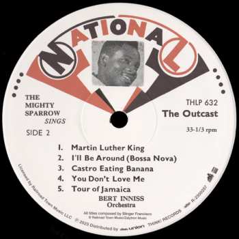 LP Mighty Sparrow: Sparrow Sings...The Outcast LTD