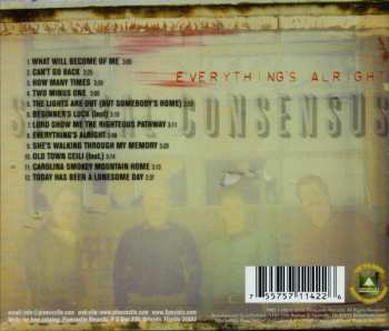 CD The Special Consensus: Everything's Alright