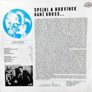 LP Spejbl & Hurvínek: Ganz Gross…