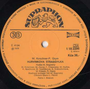 LP Spejbl & Hurvínek: Hurvínkova Strašidýlka