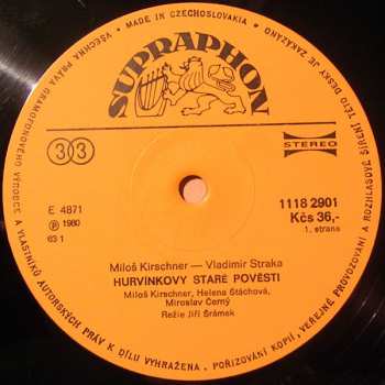 2LP Spejbl & Hurvínek: Hurvínkovy Staré Pověsti