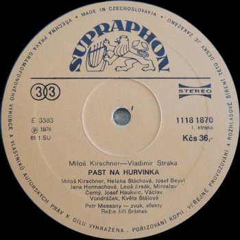 LP Spejbl & Hurvínek: Past Na Hurvínka