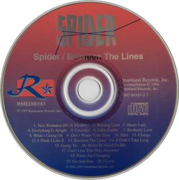 CD Spider: Spider / Between The Lines