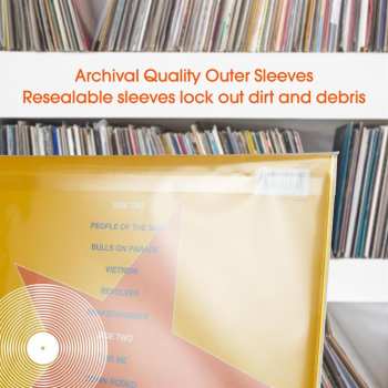 Audiotechnika Spincare Clarity 12 Inch Single Lp Resealable Outer Record Sleeves