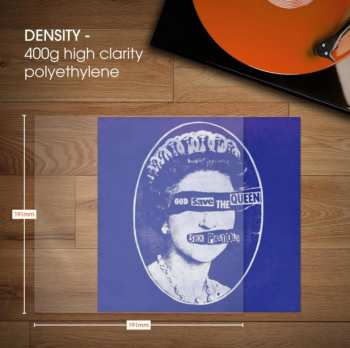 Audiotechnika Spincare Density 7 Inch 400g Polythene Outer Vinyl Record Sleeves - 50 Ks
