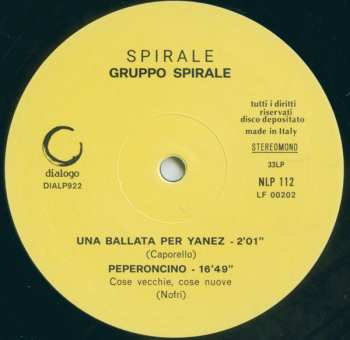 LP Spirale: Spirale LTD