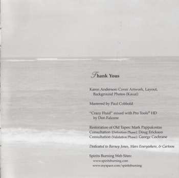 CD Spirits Burning: Crazy Fluid