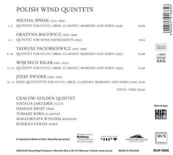 CD Wojciech Kilar: Polish Wind Quintets