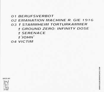 CD SPK: Live At The Crypt / London - April 25 1981 DIGI