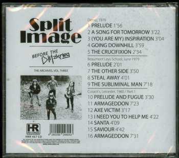 CD Split Image: Before The Blitzkrieg - The Archives Vol Three LTD