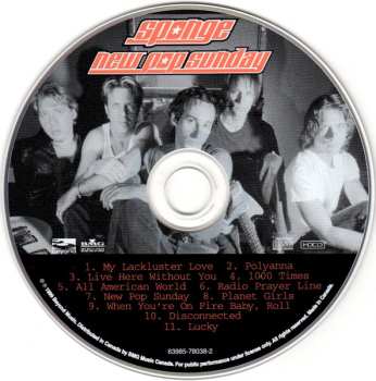 CD Sponge: New Pop Sunday